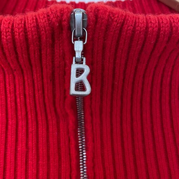 BOGNER Men's 100% Virgin Wool Nordic 1/4 Zip Knit Ski Sweater, Size 42/Large - Picture 10 of 12